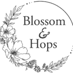 Blossom and Hops Logo black on transparent